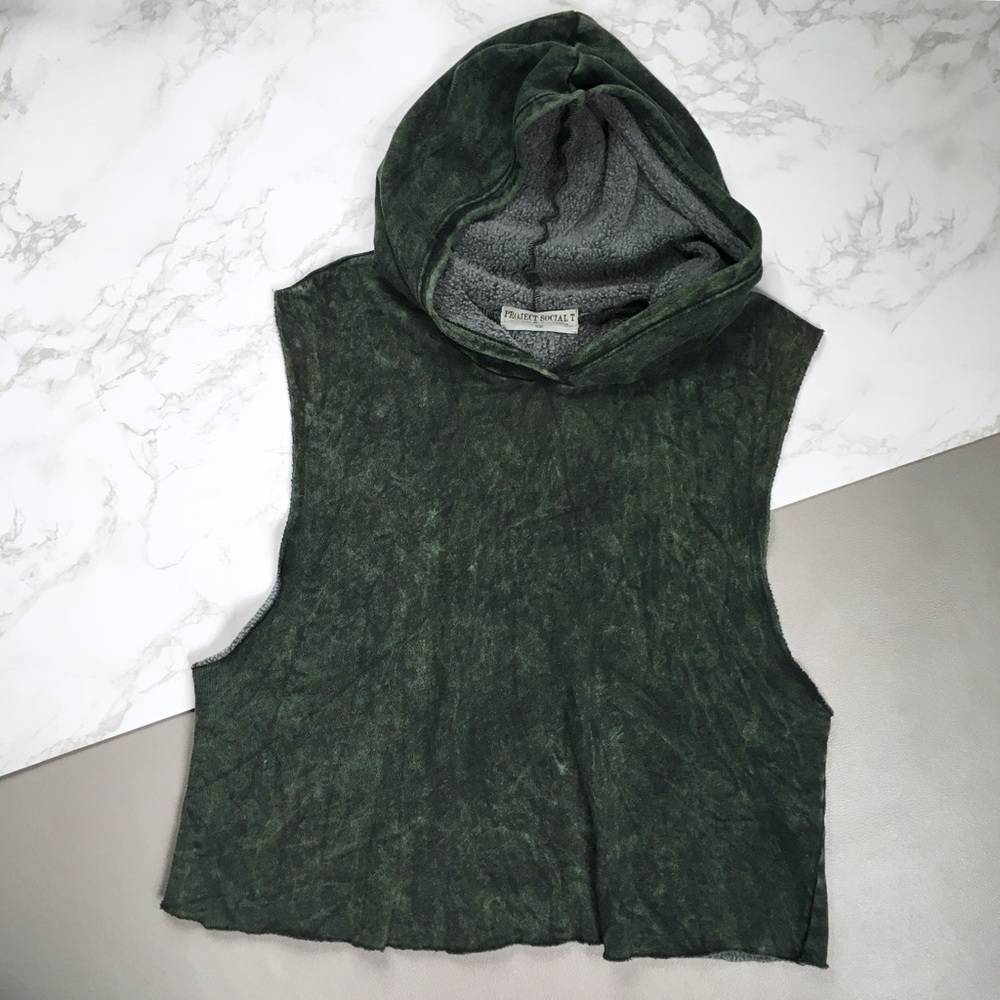 Project Social T Distressed Hoodie
